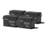 Four Renogy Core Mini 300Ah batteries, the 4-battery pack bundle
