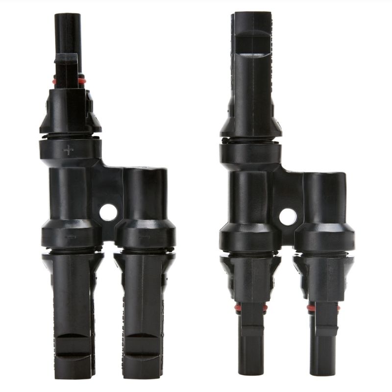 Twin Renogy MC4 Splitters.