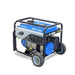 Westinghouse WHXC3750 portable generator showing front-left profile with wheel kit and fuel tank