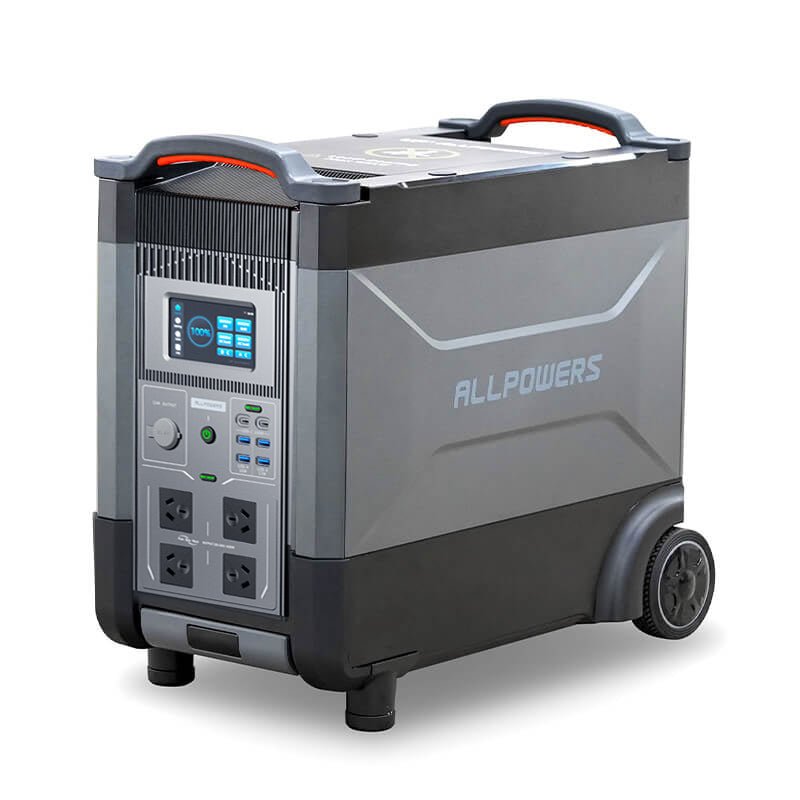 ALLPOWERS R4000 V2 Portable Power Station left angle view - True Gear