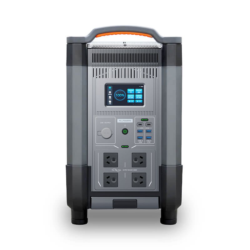 ALLPOWERS R4000 V2 Portable Power Station right angle view - True Gear