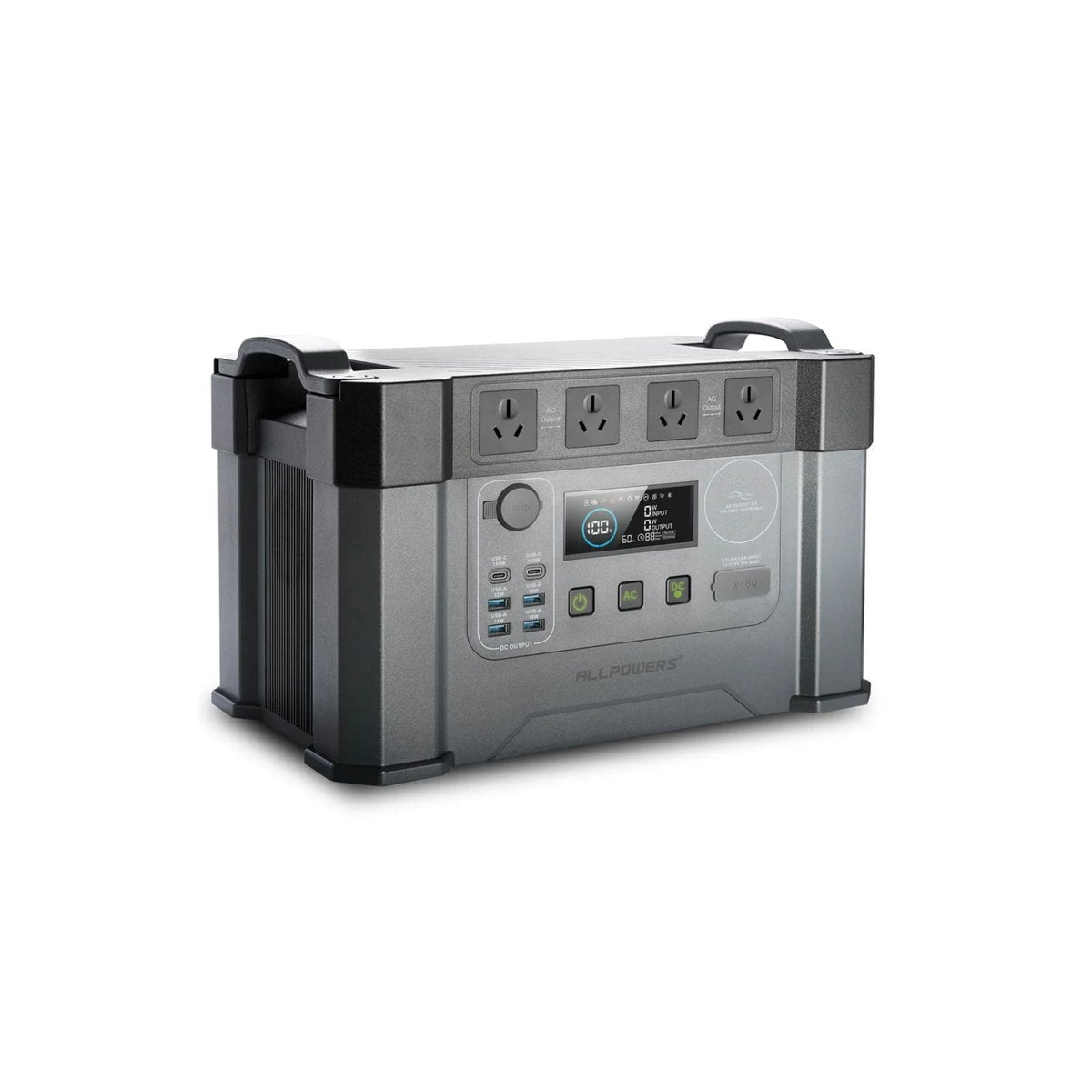 ALLPOWERS S2000 Pro Portable Power Station left side angle view - True Gear