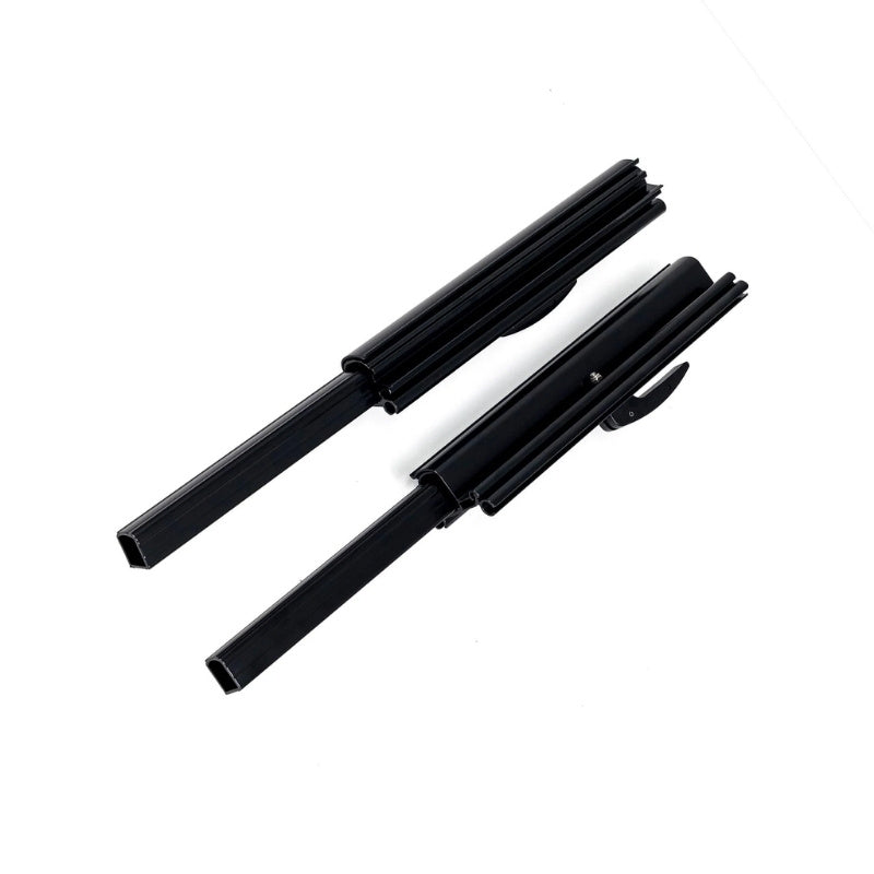 Black Aussie Traveller AFK Centre Extensions pair for Anti-Flap Kit Pro and Pro+ awning system