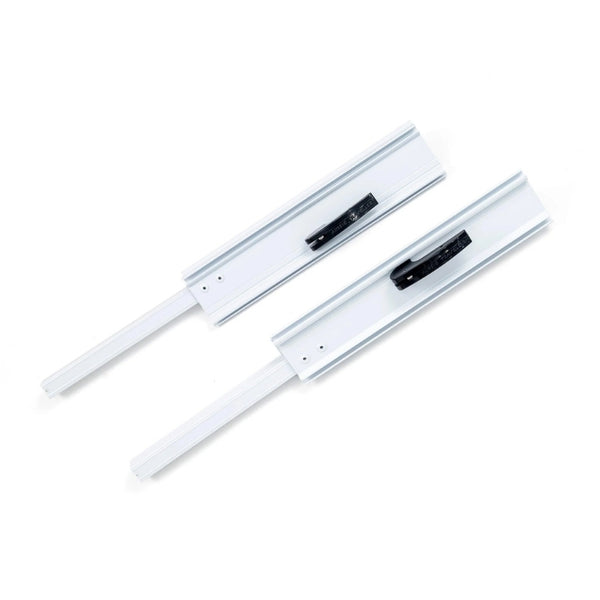 Top view of white Aussie Traveller AFK Centre Extensions for Anti-Flap Kit accessory