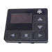 Close-up of the Autoterm digital controller with display screen and arrow buttons