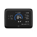 Front of the Bluetti Display 1 LCD showing time, temperature, humidity, charge percentage and power flow