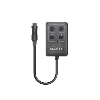 Bluetti Hub D1 DC Power Hub with dual USB-C and DC outputs for Apex 300 portable power connection.