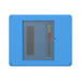 The Bluetti Epanel smart distribution panel with its row of circuit breakers behind a clear cover