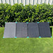 Bluetti solar panel folding four panels outdoors