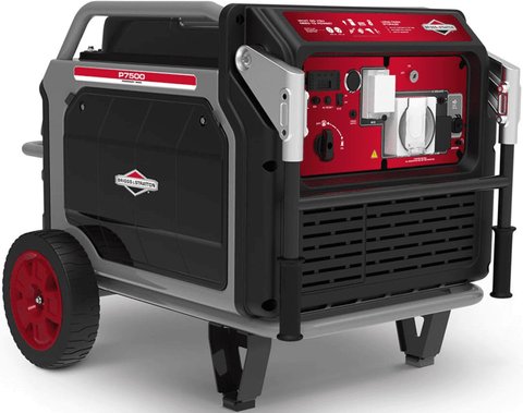 Briggs and Stratton P7500 inverter generator side profile