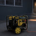 Champion 4500W inverter generator powering home at night quiet digital hybrid