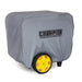 Champion large 12500W generator gray weatherproof protective storage cover on wheels