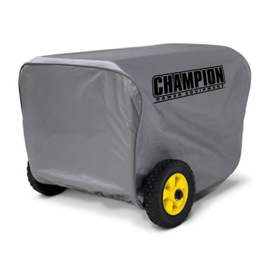 Champion open frame cover mid size grey unit over wheels protection