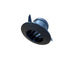 Black air outlet vent showing the ducting collar at a three-quarter angle