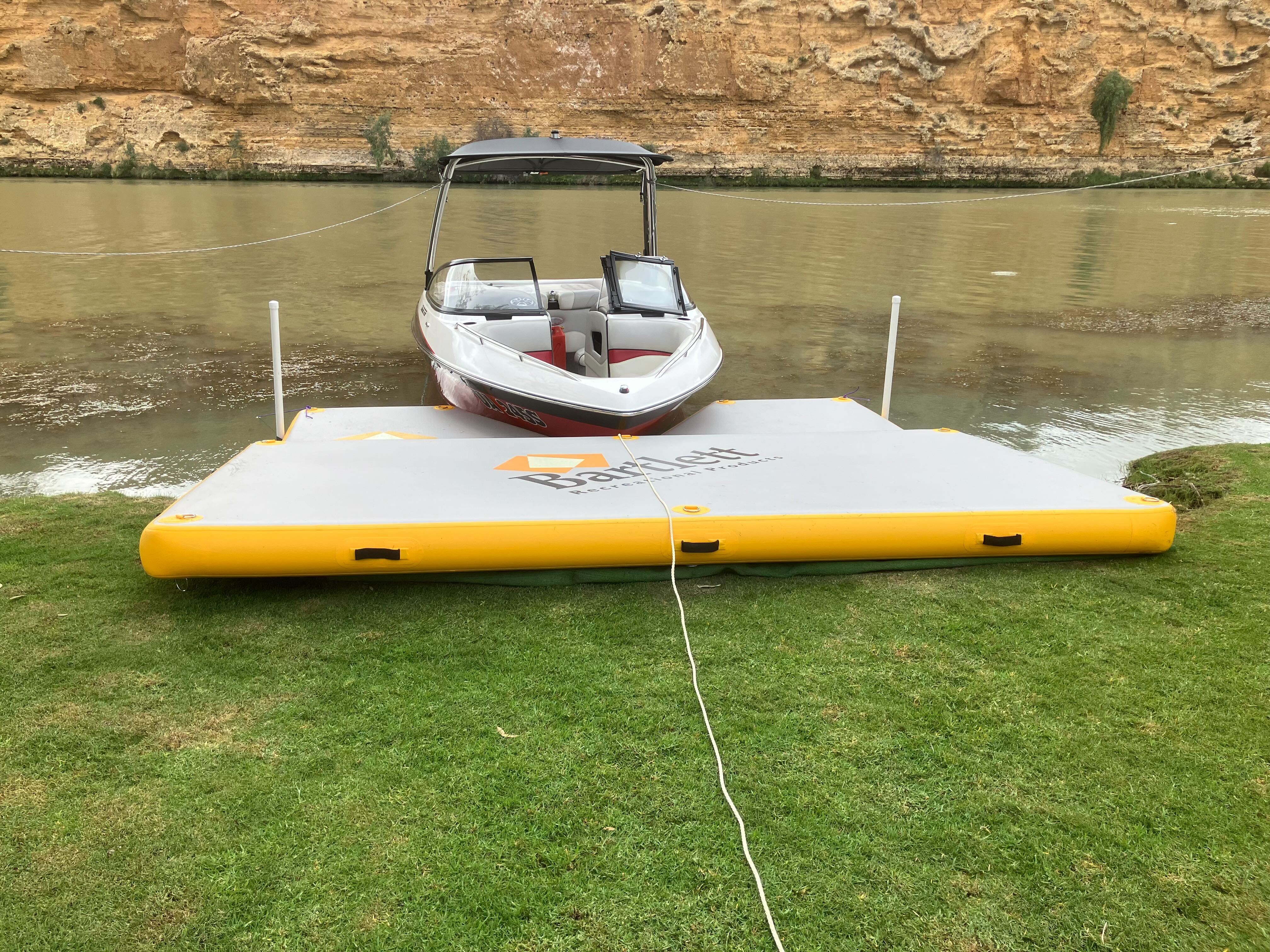 Bartlett 4m X 2m V Deck Inflatable Pontoon
