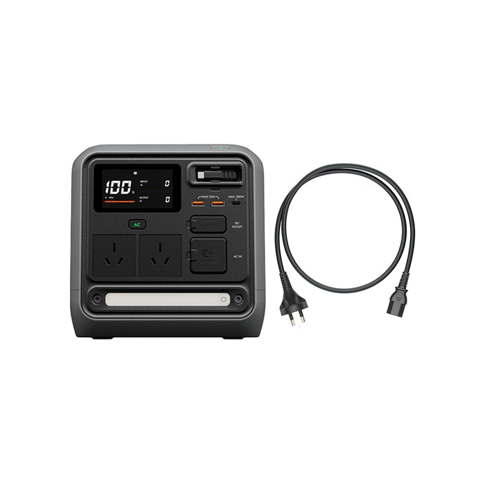 DJI Power 1000 Mini with the included Australian AC charging cable