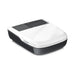 Dometic FreshJet FJZ7 Lite rooftop caravan air conditioner at a three-quarter angle showing its compact white shroud