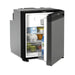 Door open on the Dometic NRX 60C showing stocked shelves, a door rack and two crispers