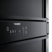 Soft-touch control panel with display on the Dometic RCD10.5XES door