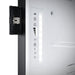 Internal LED control panel mounted inside the door of the Dometic RCT10.4G