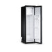 Dometic RCT10.4G right hand hinge door open showing empty shelves and the removable freezer box