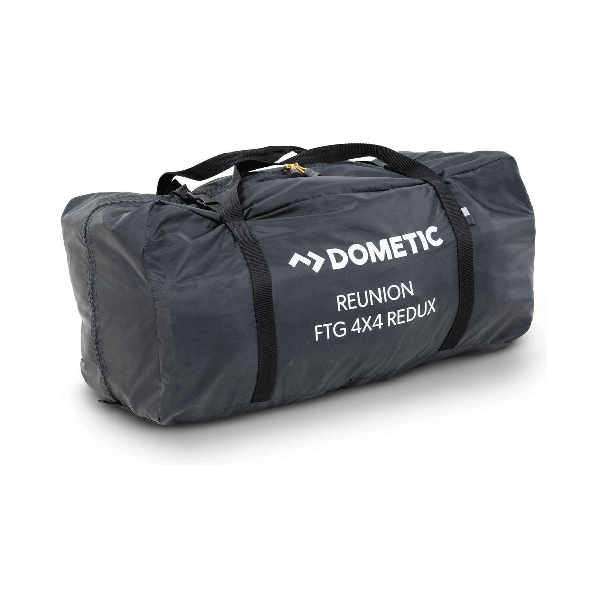 Dometic carry bag printed Reunion FTG 4x4 Redux with a shoulder strap and webbing handles