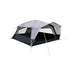 Front three-quarter view of the Dometic Reunion FTG 5x5 Redux with the canopy pole up and the mesh doors open