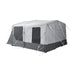 Santorini FTK tent with the front door kit fitted and zipped shut across the canopy