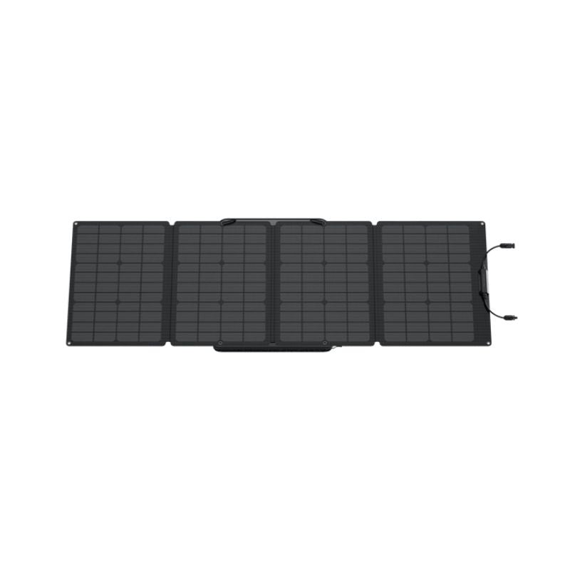 EcoFlow 110W Solar Panel folded out flat showing full array layout