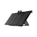 EcoFlow 110W Portable Solar Panel on built-in kickstand side view