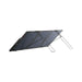 EcoFlow 160W Lightweight solar panel angled on stand, three-quarter view