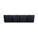 Full unfolded back view of EcoFlow 220W bifacial solar panel.