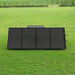 EcoFlow 400W solar panel with centre stand on grass.