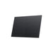 EcoFlow 400W Rigid Solar Panel angled side view of black surface design
