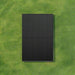 EcoFlow 400W Rigid Solar Panel top view on green grass background