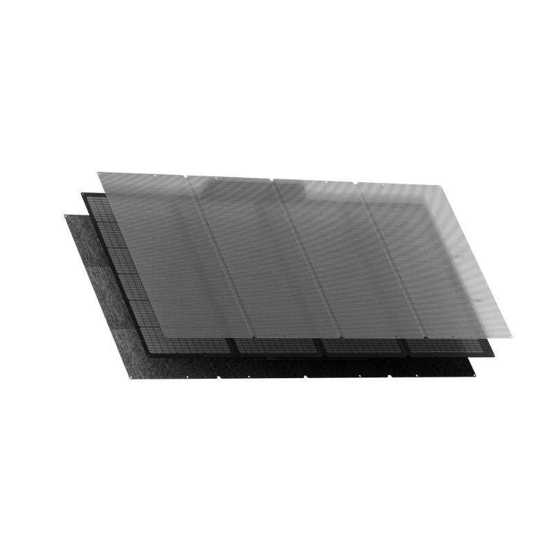 Multi-layered construction of EcoFlow 400W solar panel