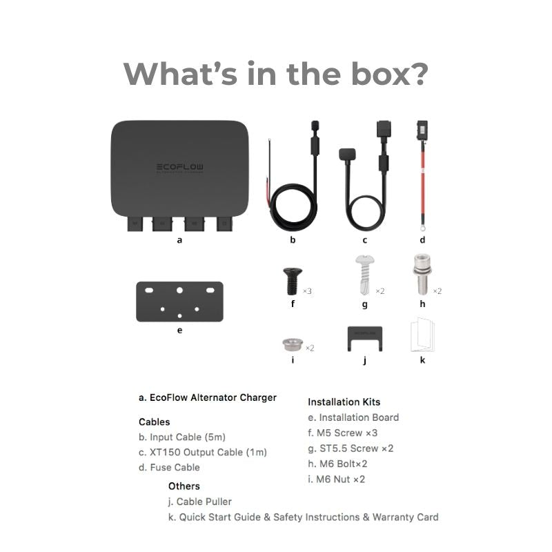 EcoFlow Alternator Charger 800W — True Gear