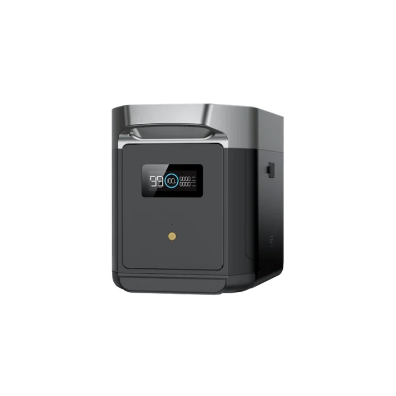 EcoFlow DELTA 2 Max Smart Extra Battery front display panel view