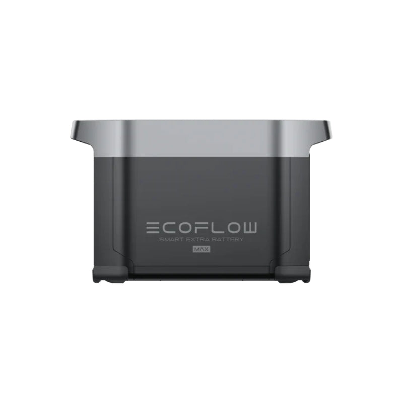EcoFlow DELTA 2 Max Smart Extra Battery side profile showcasing compact size