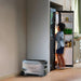 Child grabbing items from fridge powered by EcoFlow DELTA Pro in daylight kitchen