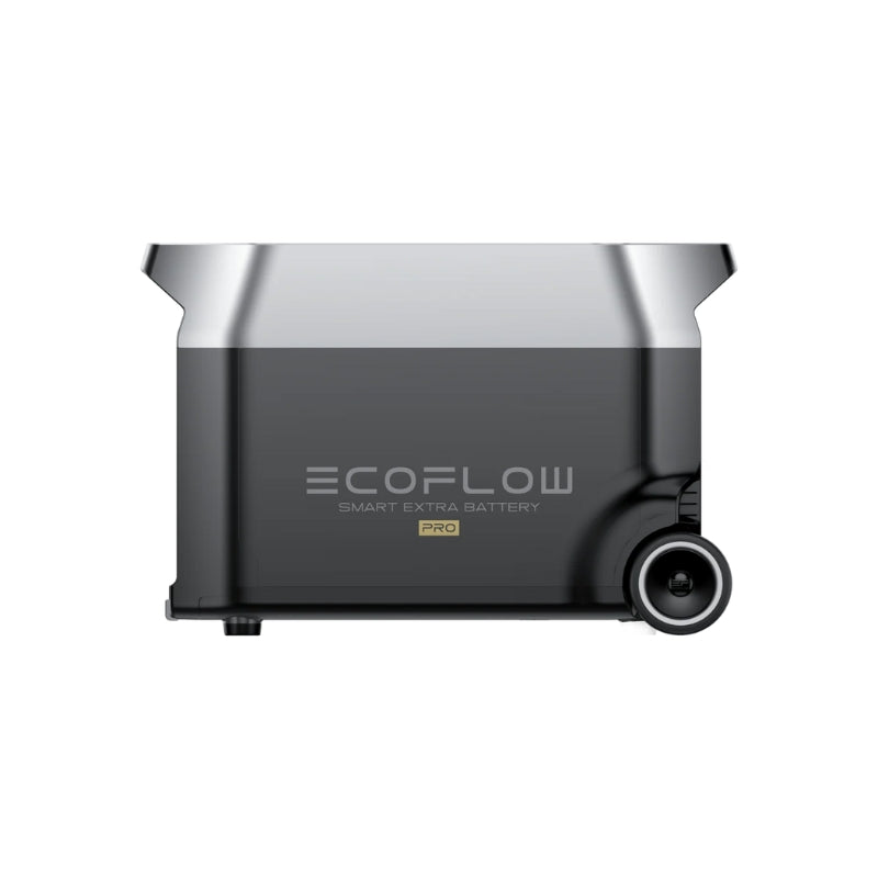 EcoFlow DELTA Pro Smart Extra Battery compact design with side wheels