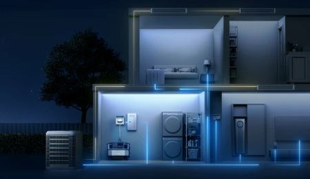 EcoFlow DELTA Pro Ultra 6–30kWh system powering whole house
