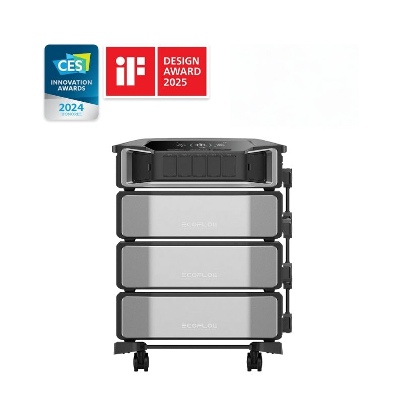 EcoFlow DELTA Pro Ultra Inverter with three batteries