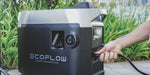 EcoFlow Smart Generator connected to DELTA Pro 3 Smart Extra Battery outdoors