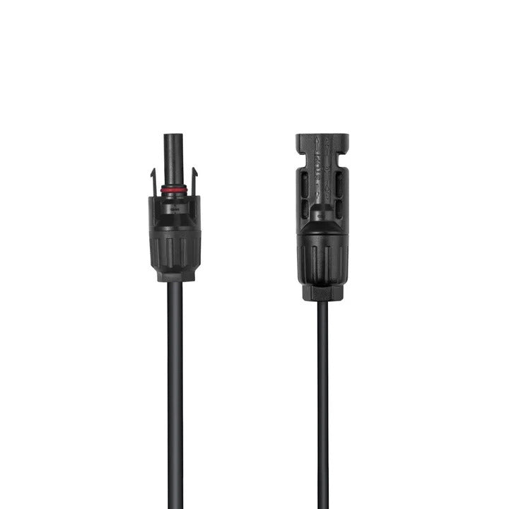 EcoFlow Solar Parallel Connection Cable with male and female MC4 ends front view