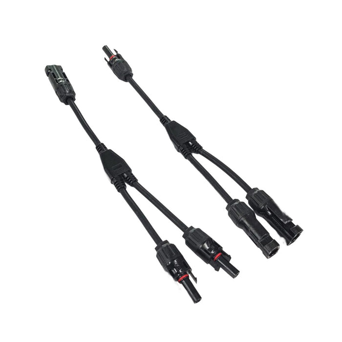EcoFlow Solar Parallel Connection Cable twin branch connectors laid out