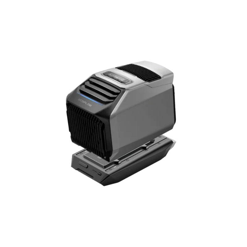 EcoFlow WAVE 2 Portable Air Conditioner with Heater and add-on battery connected