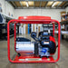 Genelite GH14000E-AVR 14.5kVA generator in an Australian commercial print and signage production workshop