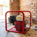 Genelite GH2000 2.5kVA generator on a residential renovation site with exposed brick and hand tools