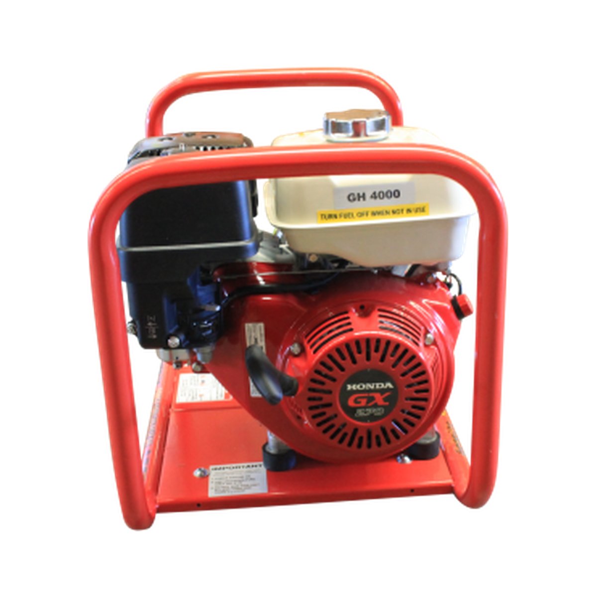 Side angle view of the Genelite GH4000 generator